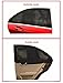 JELLY BABA BABY JellyBabaBaby Car Window Shades, Sun Shades Covers Rear Side Windows, Protects Baby Kids Pets, Blocks UV Rays, Pack of 2