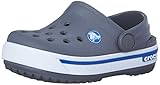 Crocs Crocband II.5 Clog (Toddler/Little Kid),Charcoal/Sea Blue,8-9 M US Toddler