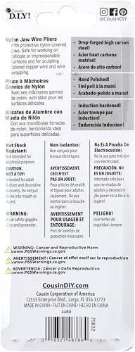 4469 Cousin Nylon Jaw Craft and Jewelry Pliers Green 5 1/2