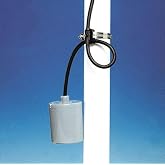Sje-Rhombus Float Switch NC 120VAC Piggyback 20 ft. Black
