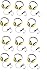 Califone 2800-YL Listening First Headphones in Yellow (Set of 12)