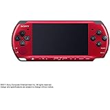 New Sony Playstation Portable PSP 3000 Series Handheld Gaming Console System (Renewed) (Red/Black)