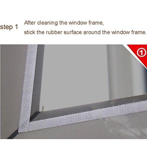 image for Fheaven (TM) Insect Fly Non-toxic Indoor Door Window Netting Screen Cu
