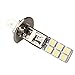 Ecosin Fashion 10x H1 12-LED Replacement Headlight/Fog Light Bulbs Bright White 5050 Thin Flat