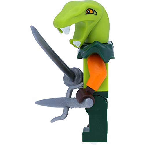 LEGO Ninjago Minifigur: Clancee mit Schulterrüstung mit Schwertern – Bild 5