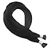 Moresoo Pre Bonded Human Hair Extensions 50g/50 strands Jet Black Color #1 24 Inch Long Straight Itip Extensions Real Human Hair 100 Human Hair Extensions