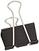 1InTheOffice Large Binder Clips - Black Metal, 2