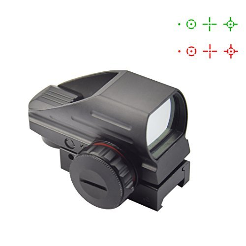 Fyland Red/Green Reflex Sight Gun Sight Scope with 4 reticles, 1x 33 mm