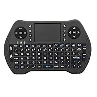 Mullue 2.4GHz Mini Wireless Keyboard with Touchpad,QWERTY Keyboard,LED Backlit,Portable Keyboard Wireless Suitable for laptop/PC/Tablets/Windows/Mac/TV/Xbox/PS3/Raspberry Pi