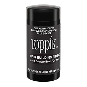 TOPPIK Hair Fibers, Dark Brown, 3 g