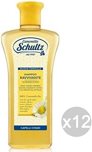 Schultz Set of 12 Reviving Shampoo 250 Camomile Hair Care and Treatment, Multicoloured, One Size