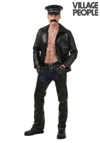 Plus Size Village People Biker Costume