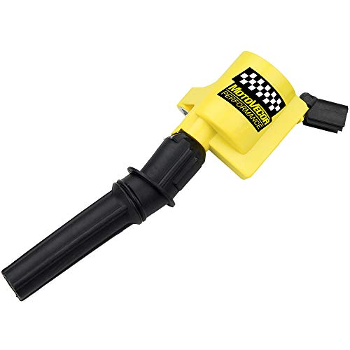 Ignition Coil DG508 8 Pack High Performance High Energy for Ford F-150 F150 F250 F-250 F-350 4.6L 5.4L V8 DG508 DG457 DG472 DG491 EXPEDITION MUSTANG CROWN VICTORIA LINCOLN MERCURY (Yellow)