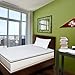 Sleep Innovations 2-inch Memory Foam Mattress Topper, Made in The USA with a 5-Year Warranty - Twin XL Size, White