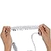 Sequin Trim, Sewing Accessories and Supplies (Silver, 10 Yards)