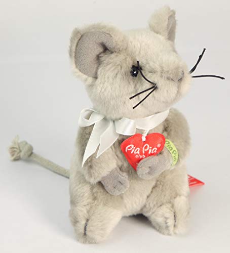 Maus grau ca. 13 cm Plüschtier Kuscheltier Stofftier Plüschmaus – Bild 2