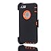 AICase iPhone 6 Case, iPhone 6S Case [Heavy Duty] Built-in Screen Protector Tough 3 in 1 Rugged Shockproof Cover for Apple iPhone 6/6S (Orange with Belt Clip)