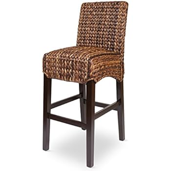 Amazon Com Birdrock Home Bird Rock Seagrass Barstool Bar Height