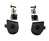 EliteTek Universal FIT! Football Lacrosse Helmet Eye-Shield Visor Facemask Clips (1 Pair)