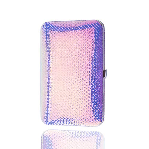 Professional Manicure, Whimsyyy Pedicure Kit, Nail Clippers, Professional Grooming Kit, Nail Tools with Luxurious Travel Case, Set of 16 (Pink)