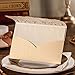 Jofanza 5x7.3 Inch 50PCS Gold Laser Cut Wedding Invitations Kit with Envelopes Blank Lace Flora Invitation Cards for Wedding Anniversary Invites