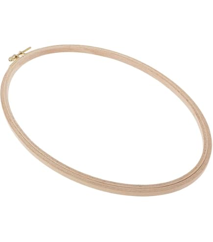 Oval Embroidery Hoop , Oval Embroidery Frame, Wooden Hoop, Oval Wooden ...