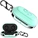 HALLEAST Galaxy Buds Case Cover, TPU Hard Protective Earbuds Case for 2019 & 2020 Samsung Galaxy Buds Plus (Support Wireless Charging), Mint Green