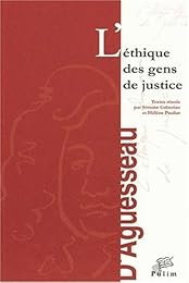 L' éthique des gens de justice