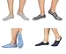 No Show Socks Men Socks Low Cut Ankle Men Sock (8 Pairs) Casual Cotton Non-Slip Athletic Loafers Invisible Sock, Size 6-10