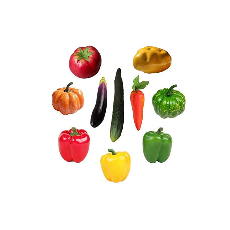 Lorigun 10 Pieces/Set Artificial Vegetables Simulation Vegetables