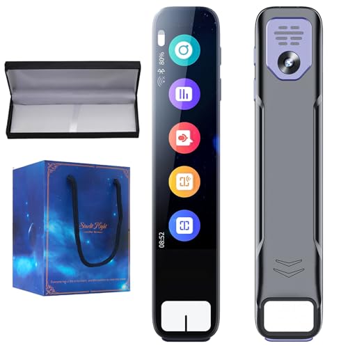 Chat Gpt Pen, Pen Gpt, AI Scan Pens, Pens That Gives Answers, Instant Answers, Offline Translation, Instant AI Answers for Math Etc, Offline Translation (135+ Languages) (Black)