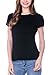 Smallshow 3 Pcs Maternity Nursing T-shirt Modal Short Sleeve Nursing Top Black/Blue/Grey,Medium