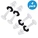4 Pack Plastic Toilet Seat Hinge Bolts and Nuts Washers for Top Mount Toilet Seat Hinges