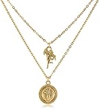 The Vatican Library Collection Delicate Inspirations Angel and Cross Necklace