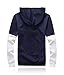 Manluo Men's Tracksuits Print Sweatsuits Slim Casual Jogging Suits Sports Hooded