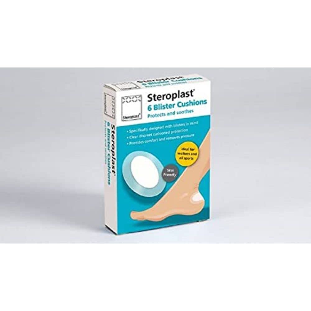 Steroplast Blister Gel Cushion Plasters, Pack of 6