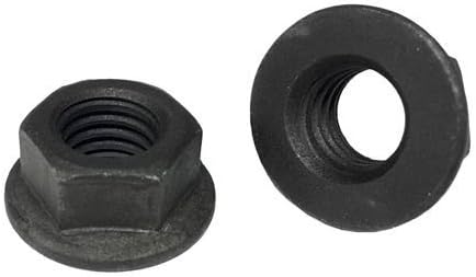 (50) M6-1.0 Hex Flange Nuts Class 10 Phosphate & Oil