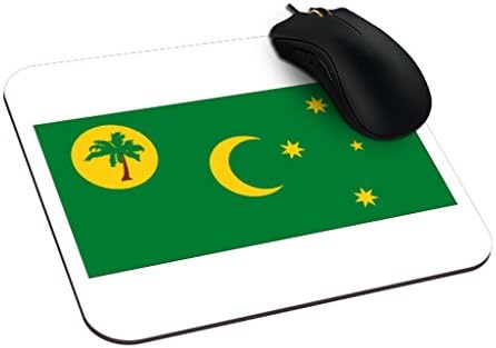 Findself Cocos Flag Cute Mouse Pads Personalised Mouse Mat