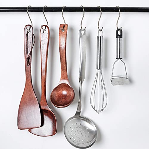 WHITECLOUDZ 30 Pack S Hooks for Hanging Plants, S Hooks for Hanging