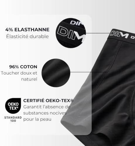 Set di 3 Boxer da Uomo Cotone Elasticizzato Traspirante | vestibilità ottimale | Senza Etichetta