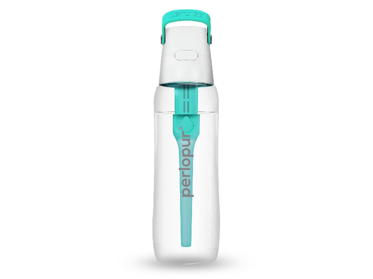 SOLID drinking bottle with water filter 0.7 liters (mint) | Filter bottle BPA-free | School, sports, water, Children, on The go
