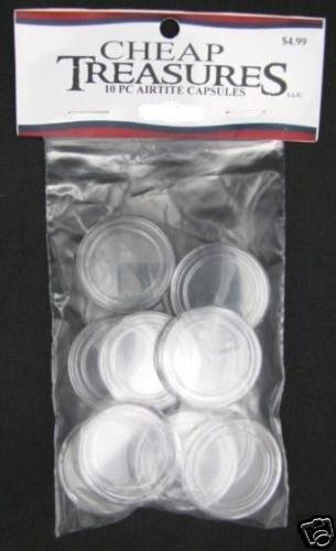 10 PACK OF DIRECT FIT AIRTITE COIN CAPSULES HOLDERS NICKEL