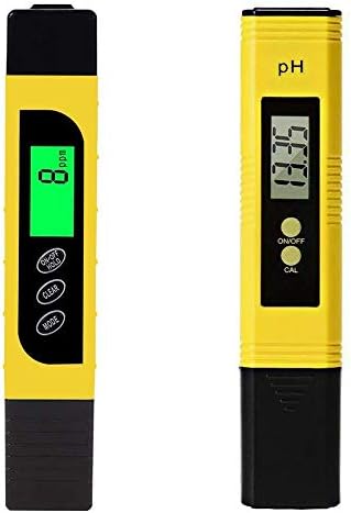 Reeseiy Ph Meter Ph Tds Ec And Temperature 4 In Chic 1 Set Water Quality Tester (Atc) For Drinking Water Swimming Pool Aquarium Pools With Lcd Display High Accuracy And Automatic Calibration Function