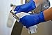 Shamrock 16014-XL-bx Action Safety Medical Grade Examination Glove, 15 mil, Powder-Free, Textured, Natural Rubber Latex, 12