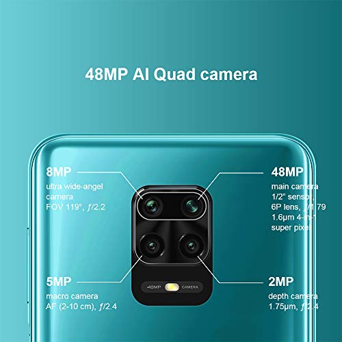 Xiaomi Redmi Note 9S 6GB 128GB Smartphone Qualcomm Snapdragon 720G 48MP AI Quad Camera 6.67"Dot Drop Pantalla Completa (Aurora Blue) - Imagen 5
