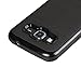 Arae Core Prime Case, Samsung Galaxy Core Prime Case [Shock-Absorption] Hybrid Dual Layer Defender Case,Drop Protection [Brushed Metal Texture] Cover for Samsung Galaxy Core Prime G360 (Black)