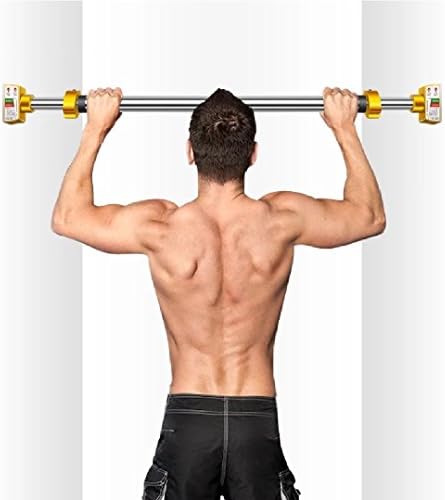 MAXSOINS Door On The Horizontal Bar Pull-up Fitness Equipment, Household Indoor Wall Bar, Horizontal Bar, Parallel bars, No Need To Drill,Patent Design (Steel, 108-132CM(42.5-51.2IN))