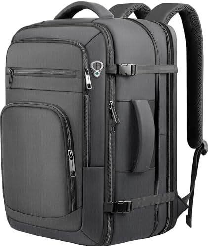 Amazon.com: 35L Travel Backpack,Flight Approved Carry On Backpack for  International Travel Bag, Water Resistant Durable 17-inch Laptop Backpacks,Large  Daypack Business Weekender Luggage Backpack for Men Women : Electronics