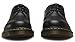 Dr. Martens, 1461 3-Eye Leather Oxford Shoe for Men and Women, Black Smooth, 5 US Women/4 US Men
