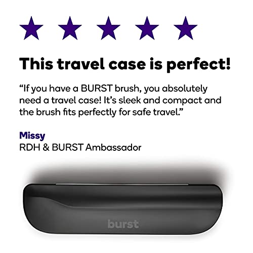 Burst Toothbrush Travel Case for Burst Sonic Toothbrush, White (Case